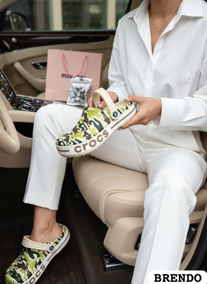 ,сандалии с перфорацией,крокс камуфляж,сандалии с дырками,пляжная