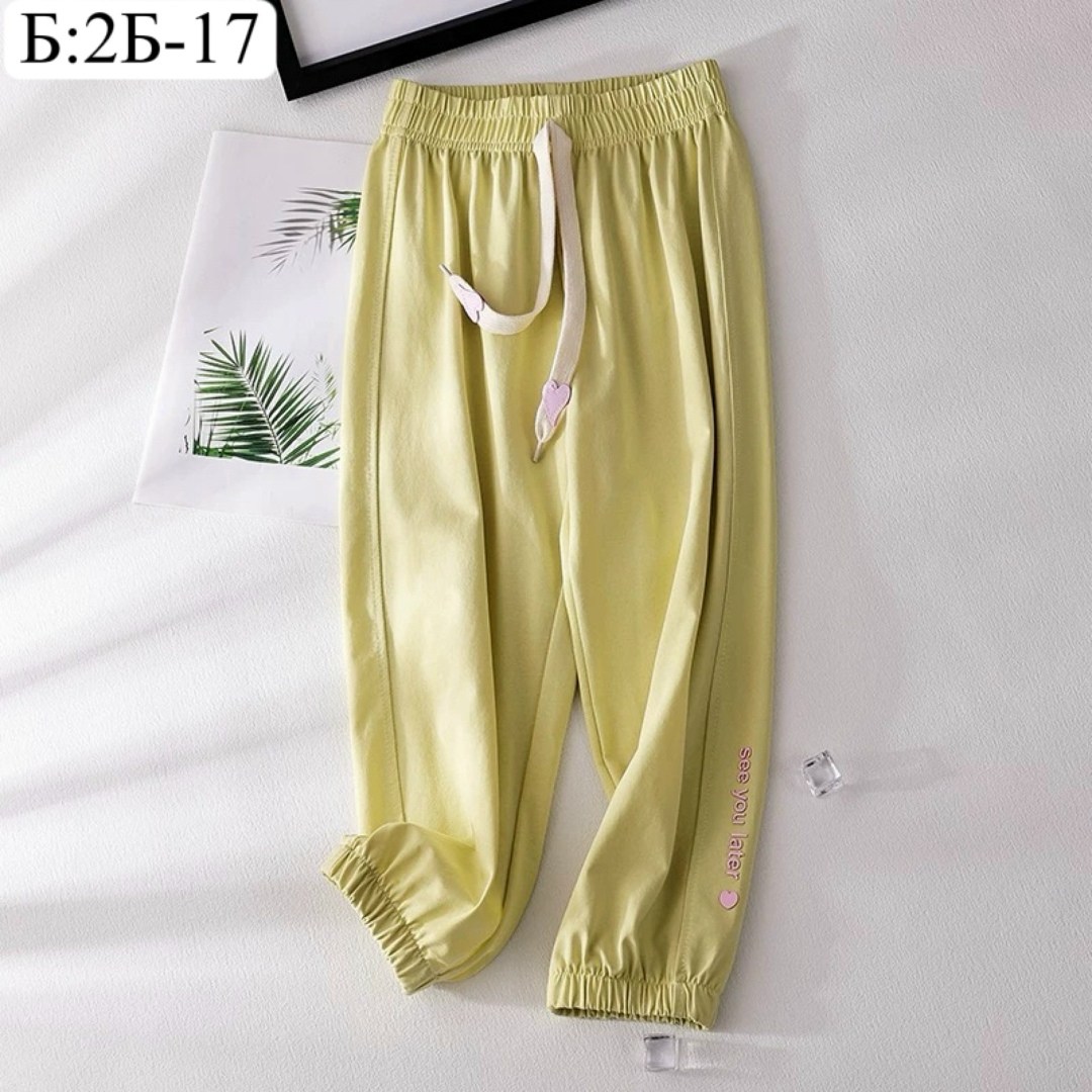 брюки свободные,спортивные брюки,летние брюки,брюки для девочек,повседневные брюки