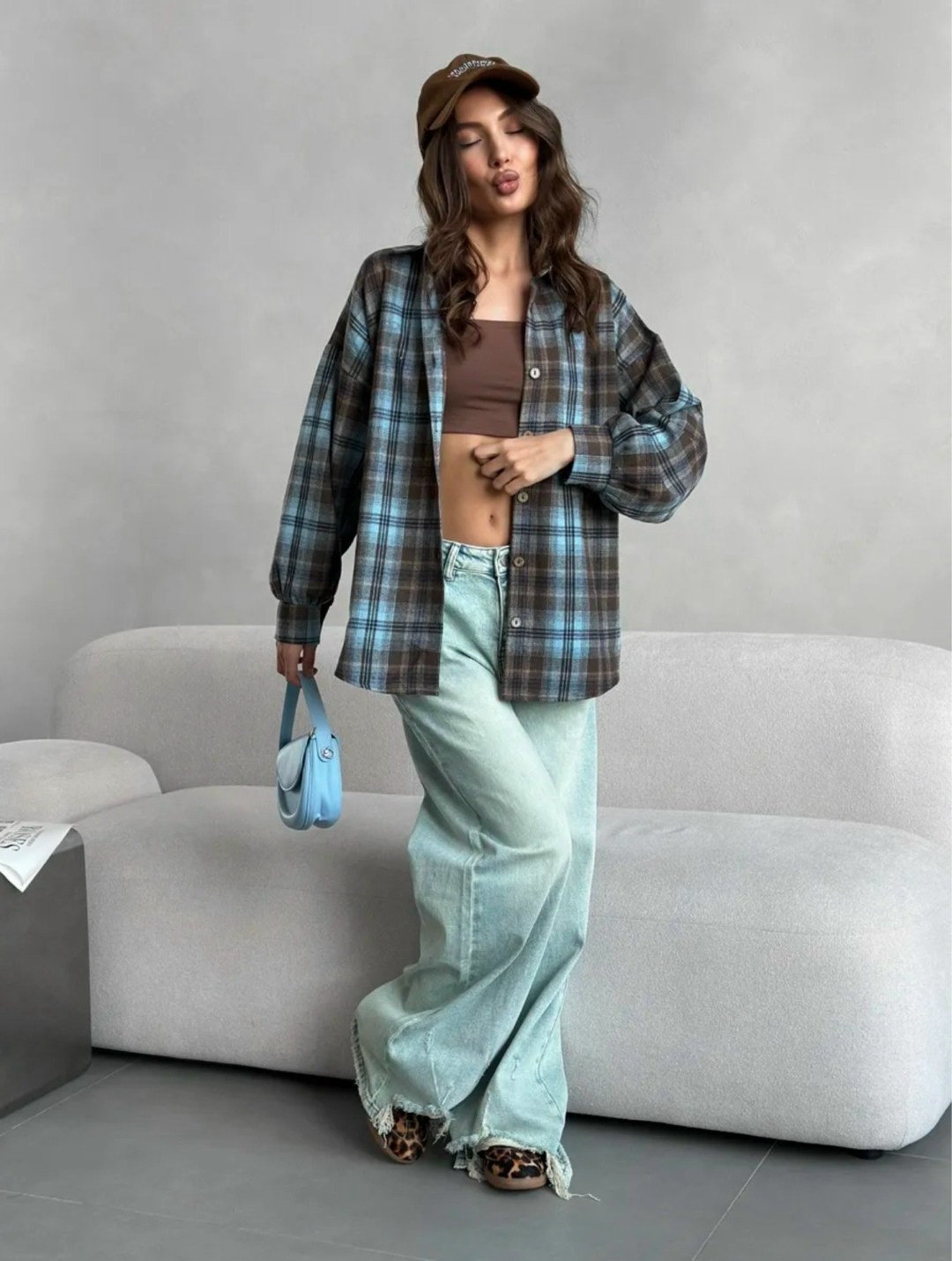 рубашка в клетку оверсайз варенка tatanel,рубашка женская теплая в клетку оверсайз,рубашка женская в клетку оверсайз,рубашка в клетку женская,рубашка в клетку оверсайз vizay