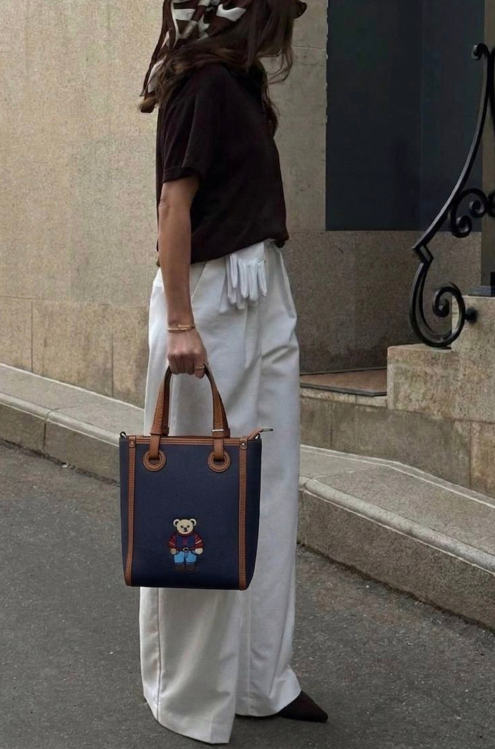 модные образы,мода стиль,модные стили,платок на сумке