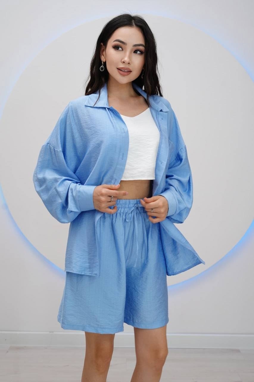 костюм с шортами и рубашкой,костюм с шортами и рубашкой льняной,повседневный костюм,женский костюм с шортами и рубашкой,женский льняной костюм с шортами