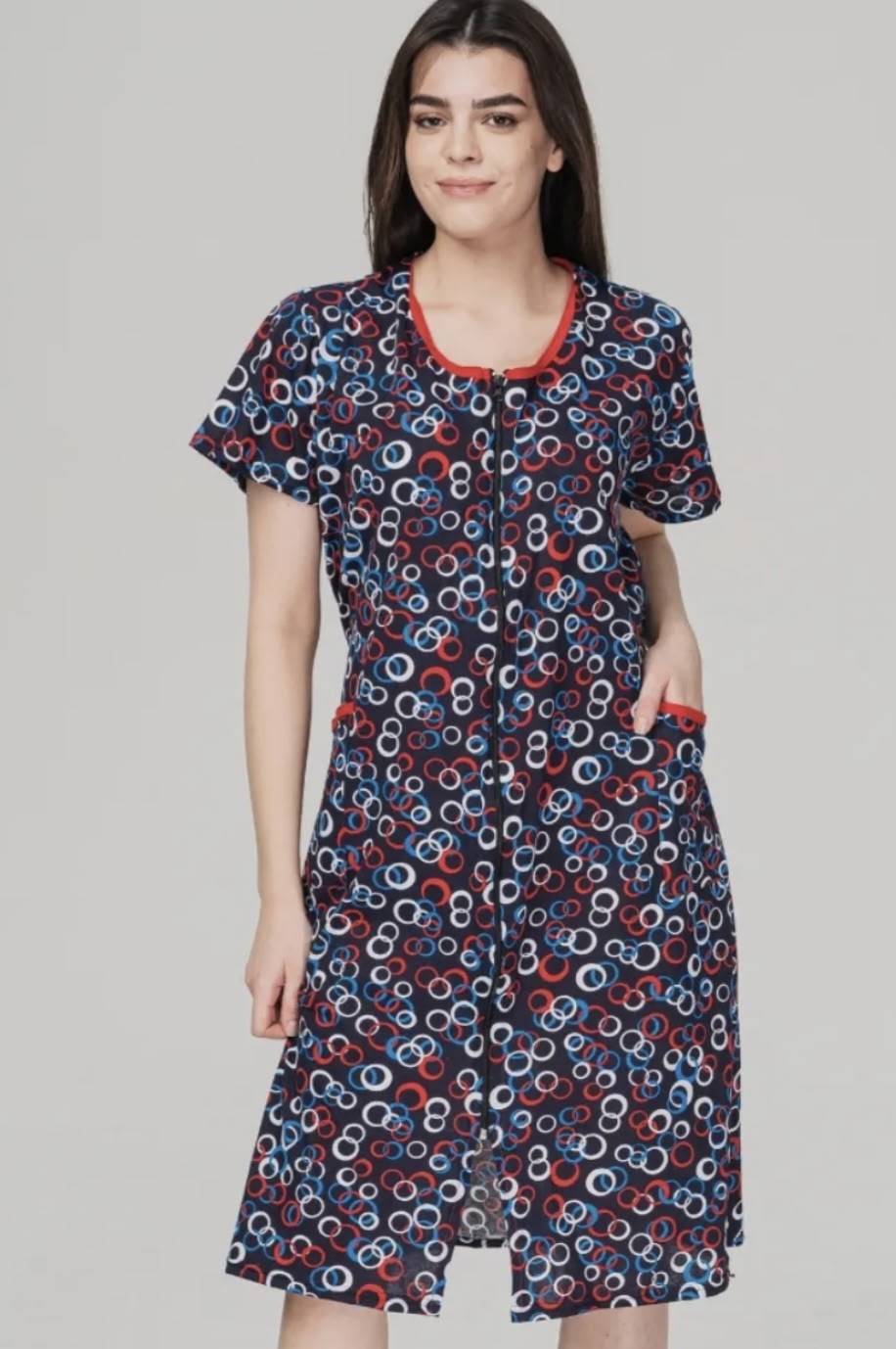 халат женский,халат женский домашний,туника женская,трикотажный халат,халат женский на молнии