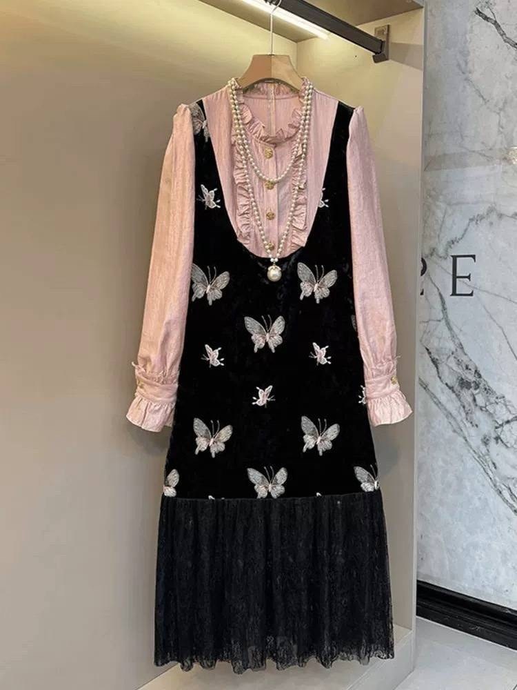 кружевное платье,бархатные платья,платье в стиле,платье с воротником,платья