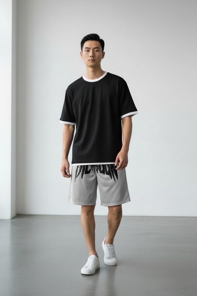 шорты мужские,повседневные шорты,шорты для мужчин,мужская мода,белая футболка оверсайз