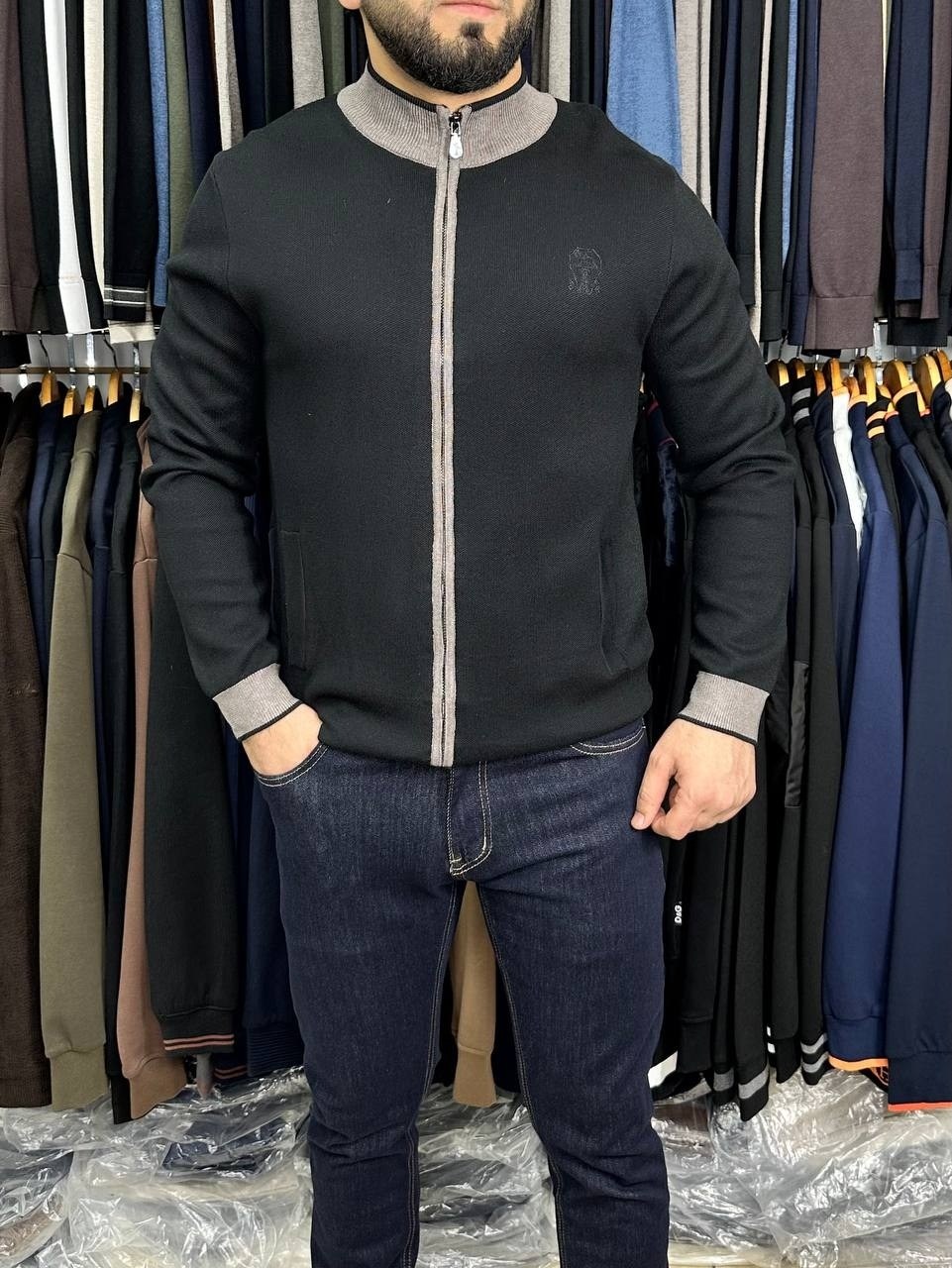 мужская кофта,куртка бомбер,мужские кардиганы,бежевый джемпер,толстовка кардиган