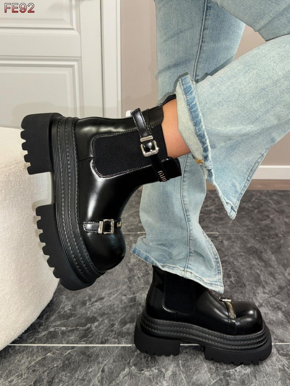 ботинки женские,ботинки челси,,демисезонные ботинки на платформе и массивной подошве 4walk 253661227, женская