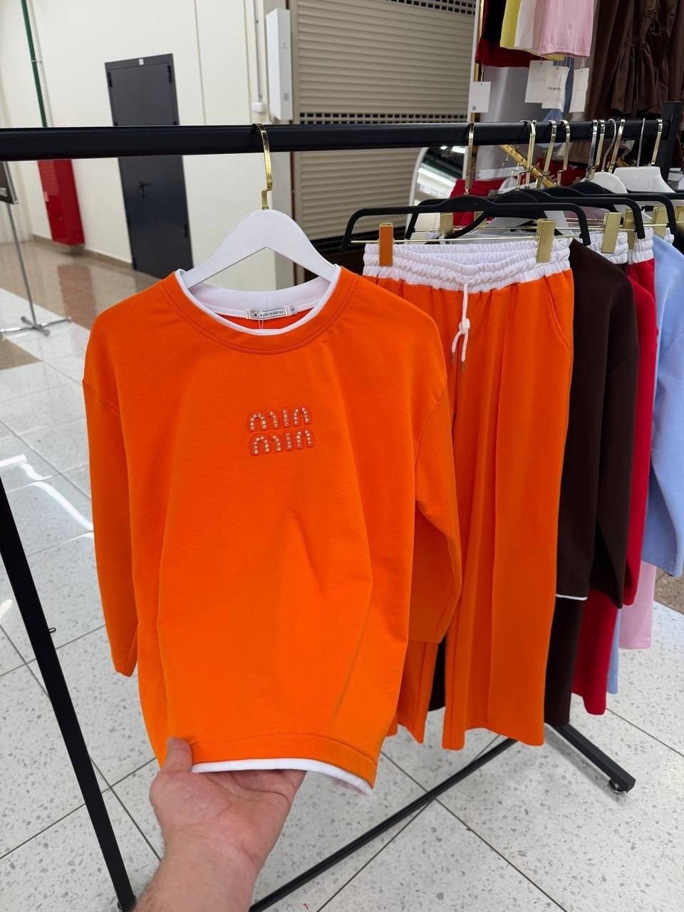 женский костюм двойка футболка/штаны nobilitas голубой (l размер),спортивные костюмы женские,спортивный костюм женский летний оверсайз star trend 87682415,женские костюмы,спортивный костюм женский лет