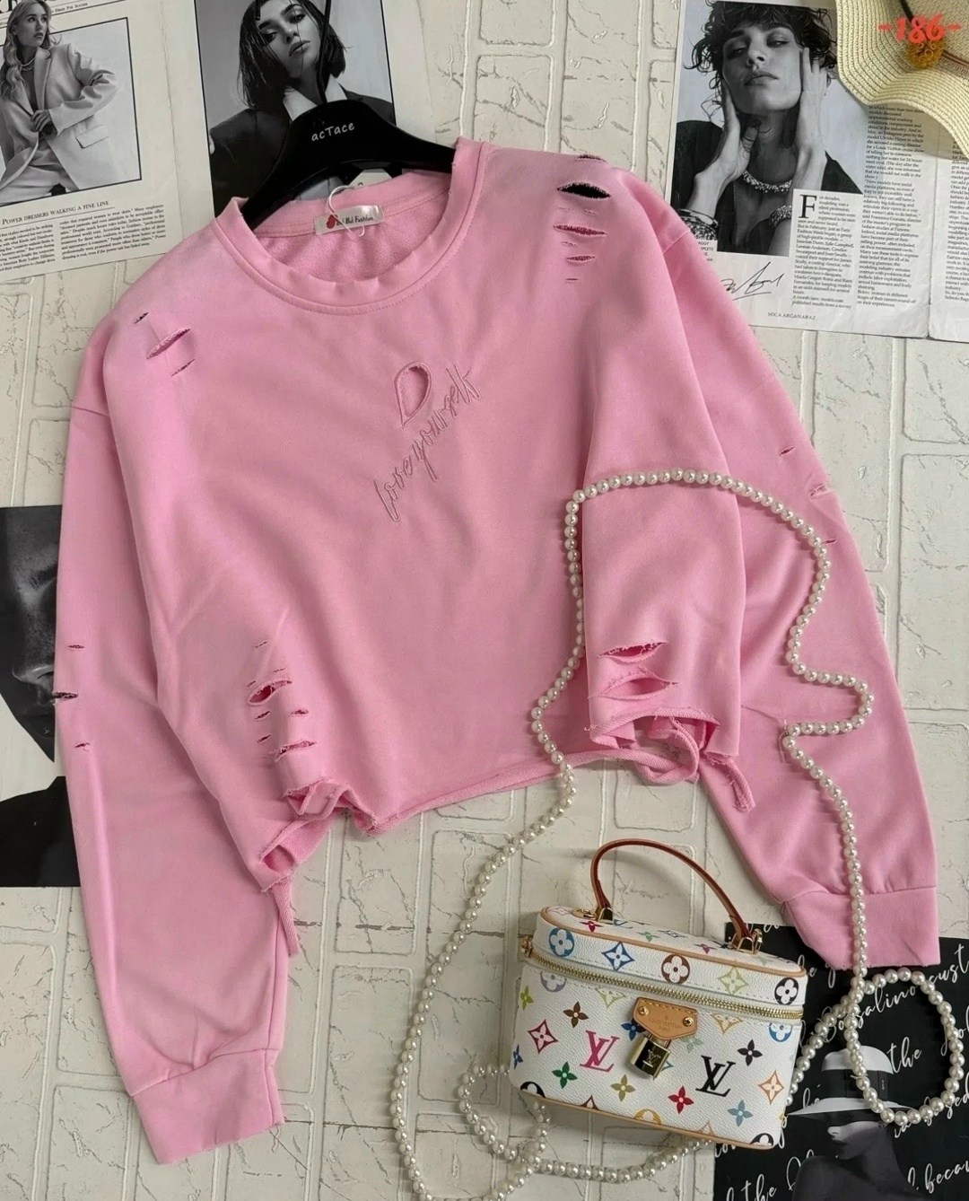 кофта женский,кофта толстовка,кофта оверсайз модная рваная с дырками kk fashion,розовый свитшот,кофта свитшот