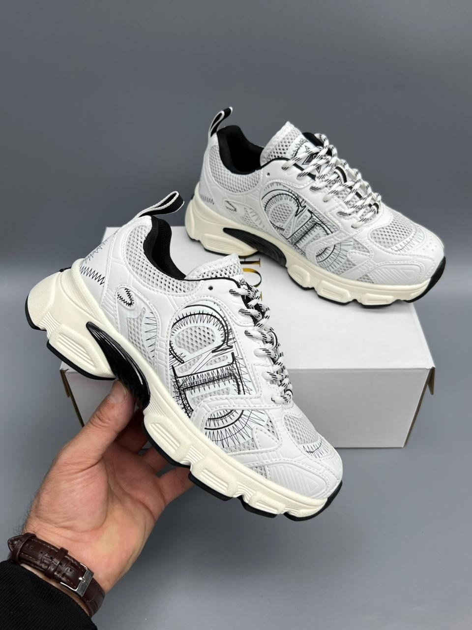 женские кроссовки dior chrono premium white grey,кроссовки dior,кроссовки christian dior,диор кроссовки,женские кроссовки