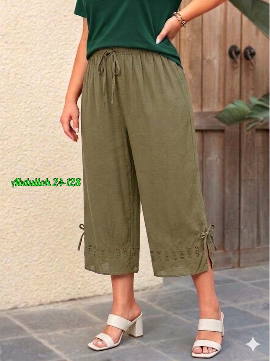 капри брюки,брюки кюлоты,бриджи капри,брюки для женщин,широкие брюки