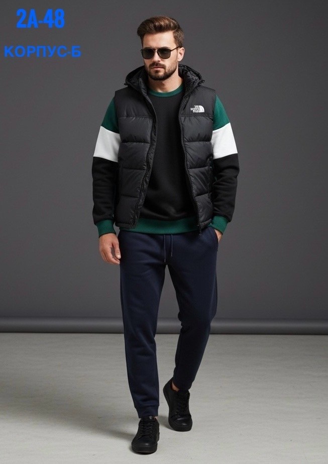 утепленный жилет the north face,мужской жилет the north face,мужская куртка зимняя,пуховики мужские,жилетка the north face 700