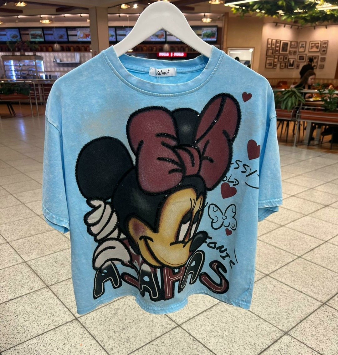 футболка с микки маус,футболки для девочки,футболки детские,футболки модные,футболки женская оверсайз