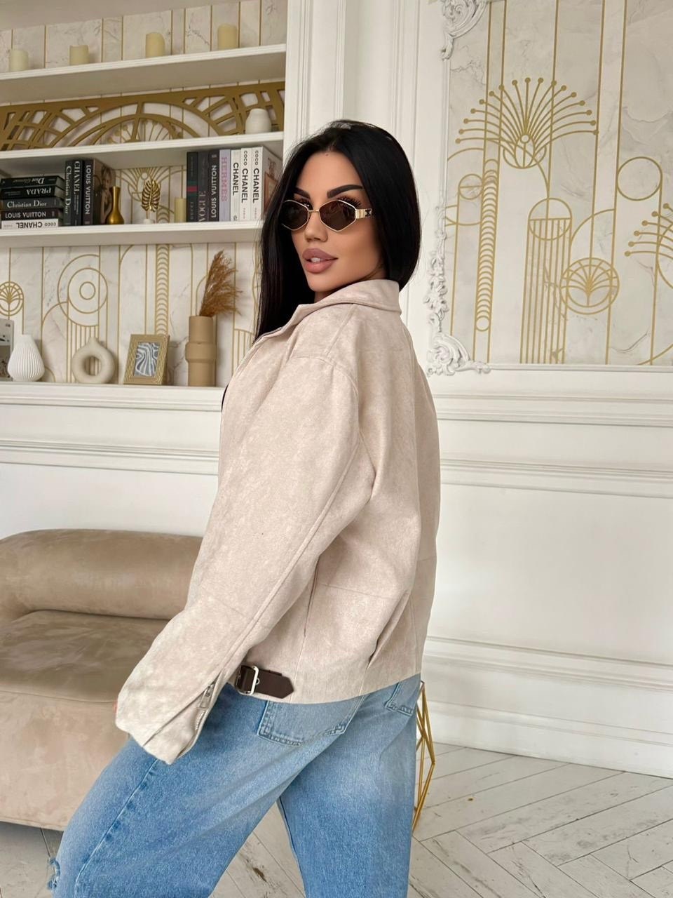 замшевый бомбер укороченный на осень vantaime 338766884,куртка замшевая,замшевый бомбер укороченный на осень vantaime,куртка замш,замшевый бомбер