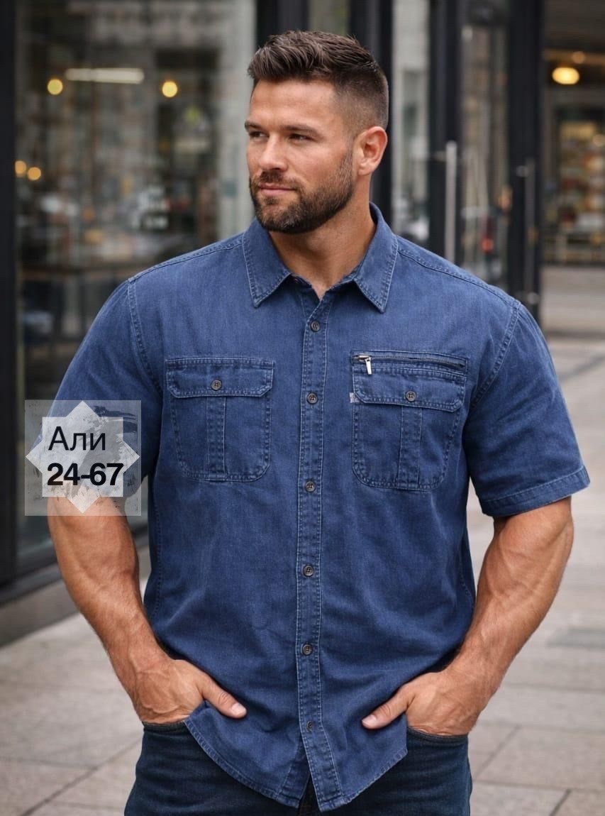 рубашка мужская,рубашка льняная с коротким рукавом,рубашка с короткими рукавами,повседневная рубашка,мужская рубашка прямого кроя