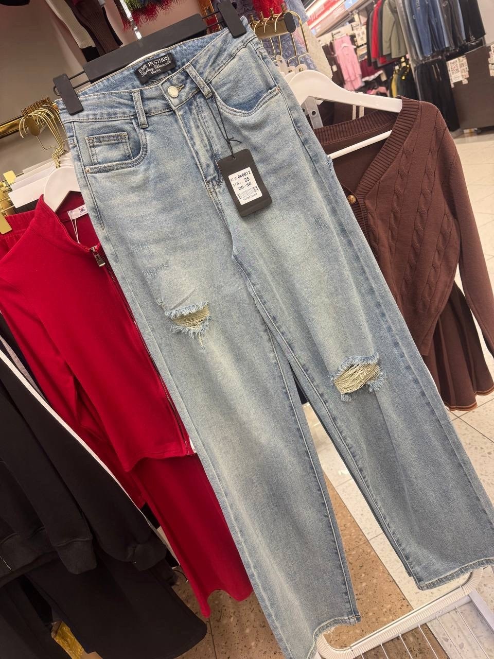 джинсы,miu miu джинсы,джинсы рваные прямые,джинсы хлопок,джинсы рваные широкие