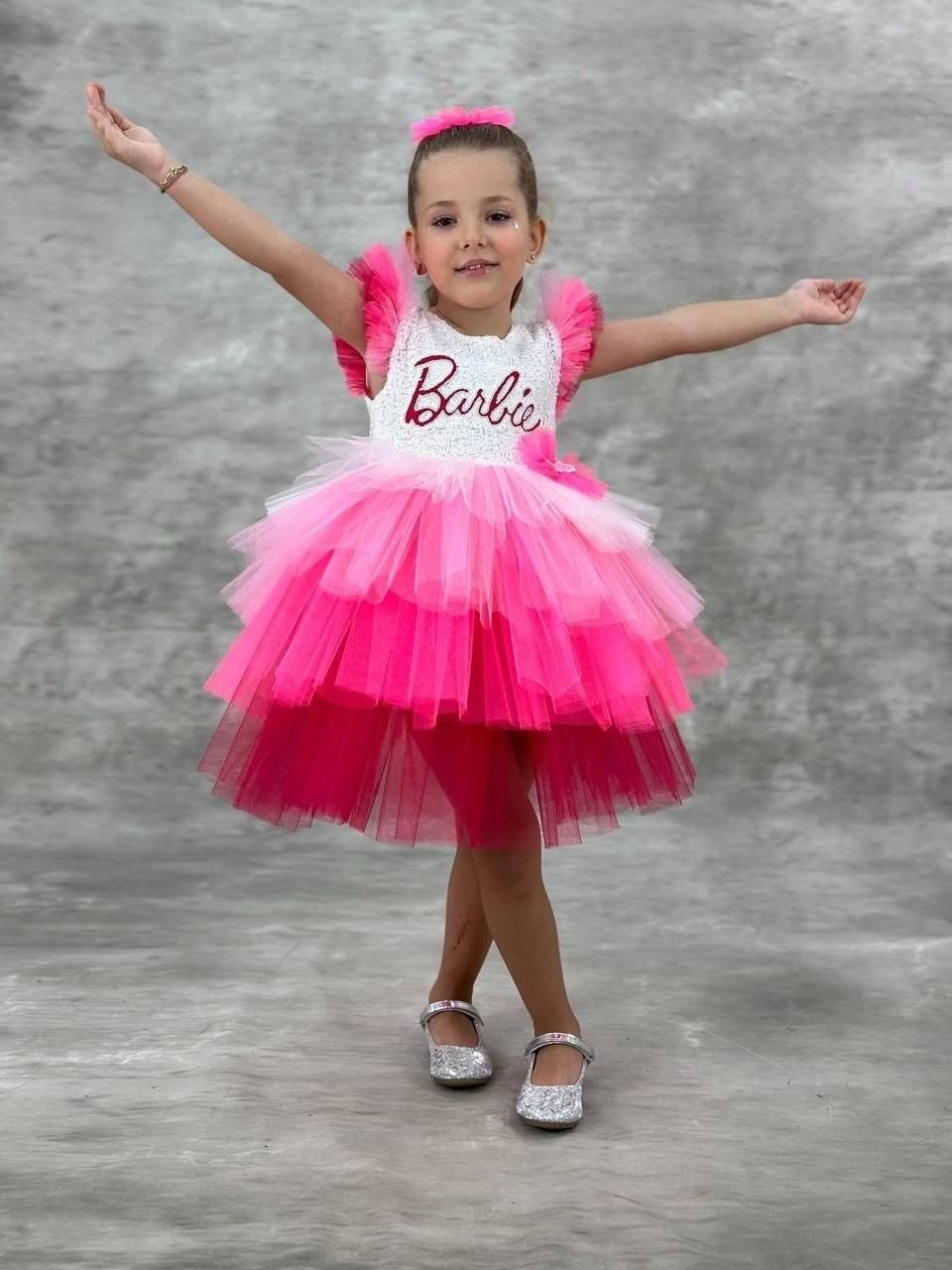 платье нарядное для девочки,платье барби для девочки,платье барби,платье нарядное в садик barbie,платья для девочек