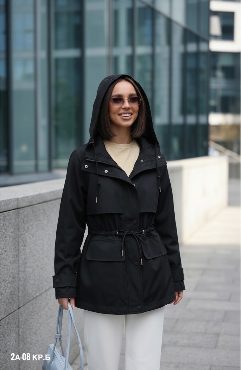 демисезонная женская куртка,куртка женская,ветровка женская,куртка тренч весна демисезонная с капюшоном удлиненная eberron 311680958,куртка с поясом