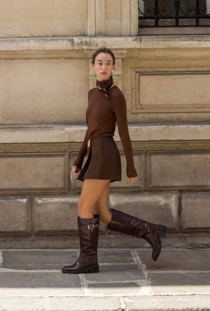 высокие сапоги,сапоги трубы,сапоги,сапоги модные,коричневые сапоги