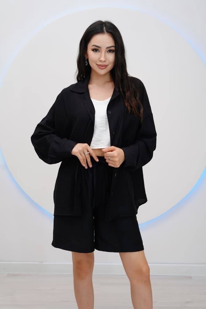 костюм с шортами и рубашкой,костюм с шортами и рубашкой льняной,повседневный костюм,женский костюм с шортами и рубашкой,женский льняной костюм с шортами