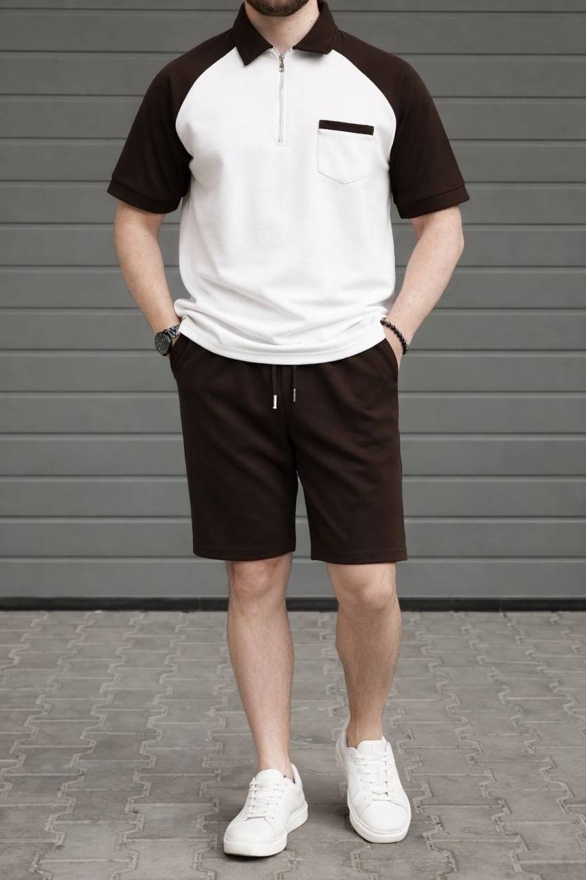 костюм двойка мужской,мужская футболка поло,одежда для мужчин,костюм с шортами мужской,футболка мужская