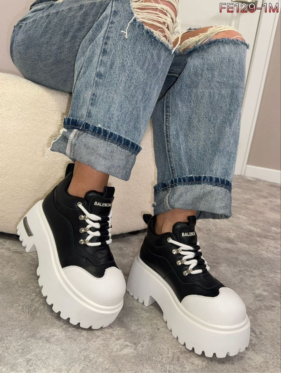 кроссовки женскиe,ботинки balenciaga,, женская,кроссовки на толстой подошве