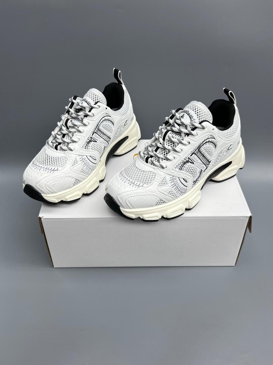 женские кроссовки dior chrono premium white grey,кроссовки dior,кроссовки christian dior,диор кроссовки,женские кроссовки