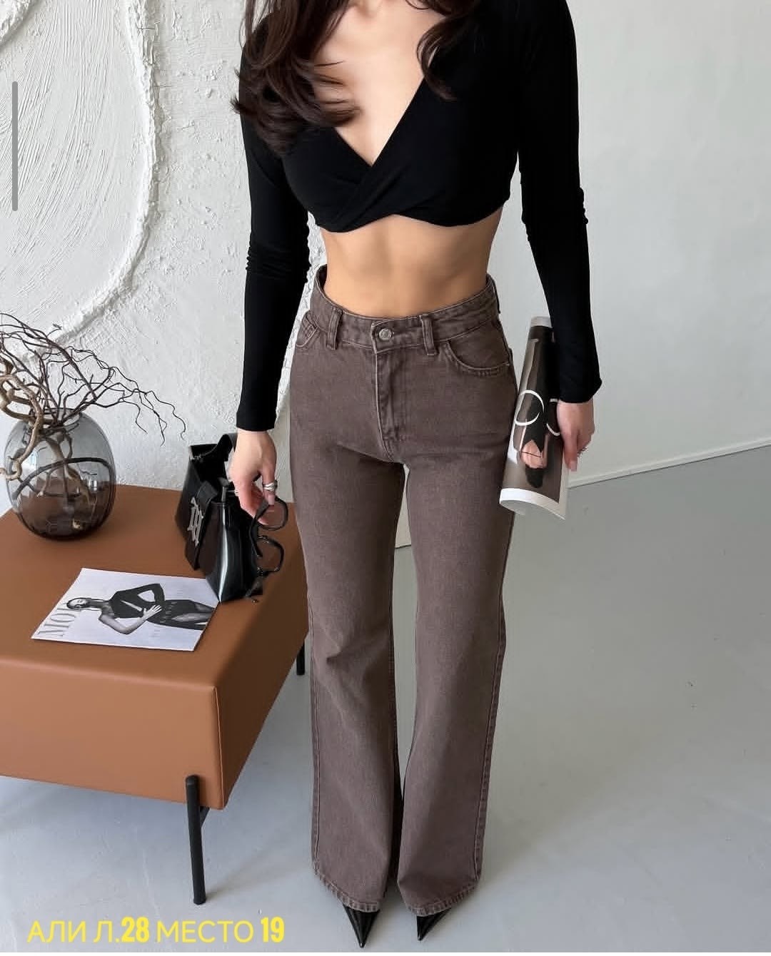 джинсы клеш женские,коричневые джинсы,коричневые джинсы клеш женские,женские джинсы,джинсы брюки