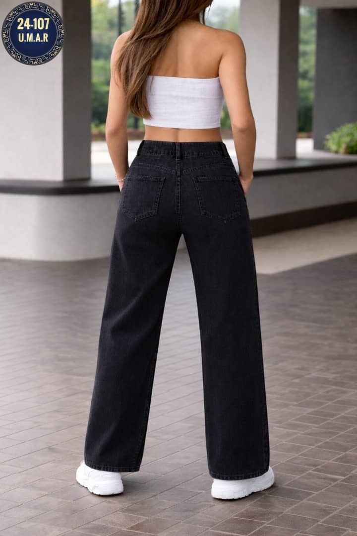 джинсы женские,джинсы черные широкие,джинсы женские широкие,джинсы клёш,джинсы клёш с разрезом