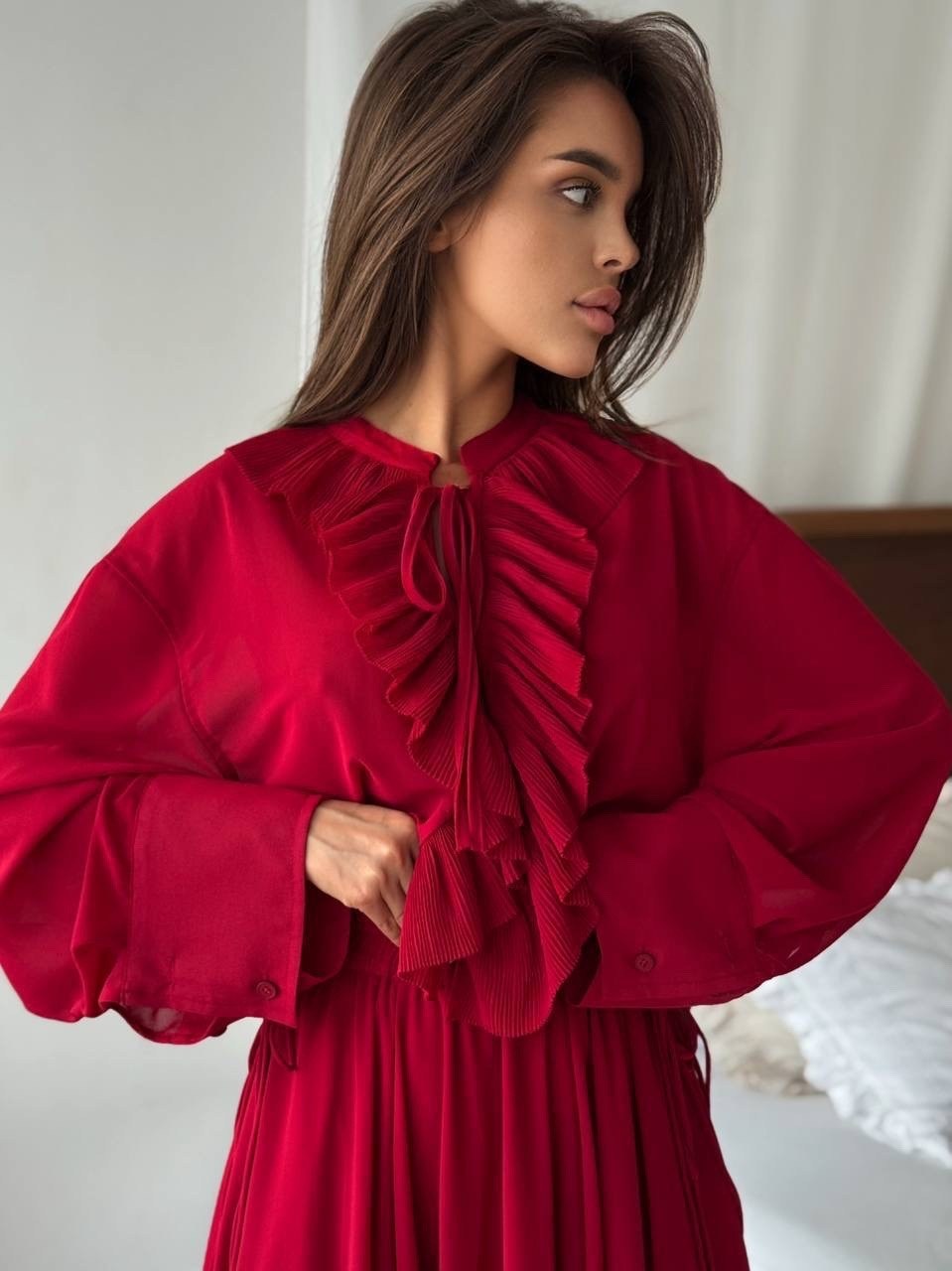 легкое платье,платье,платья базовые,шифоновое платье,платье макси с рюшами