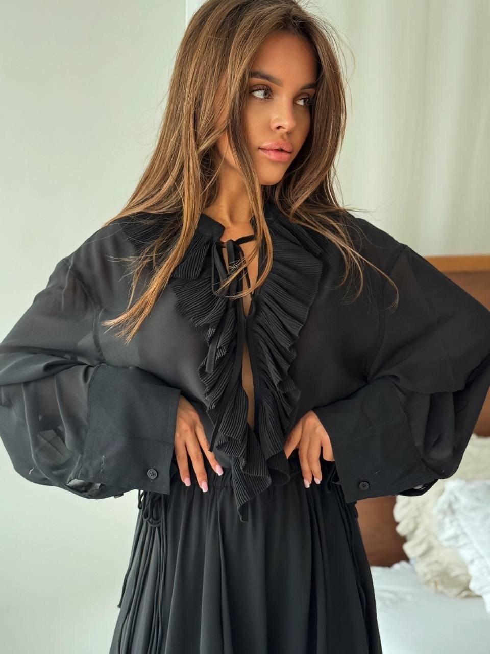 легкое платье,платье,платья базовые,шифоновое платье,платье макси с рюшами