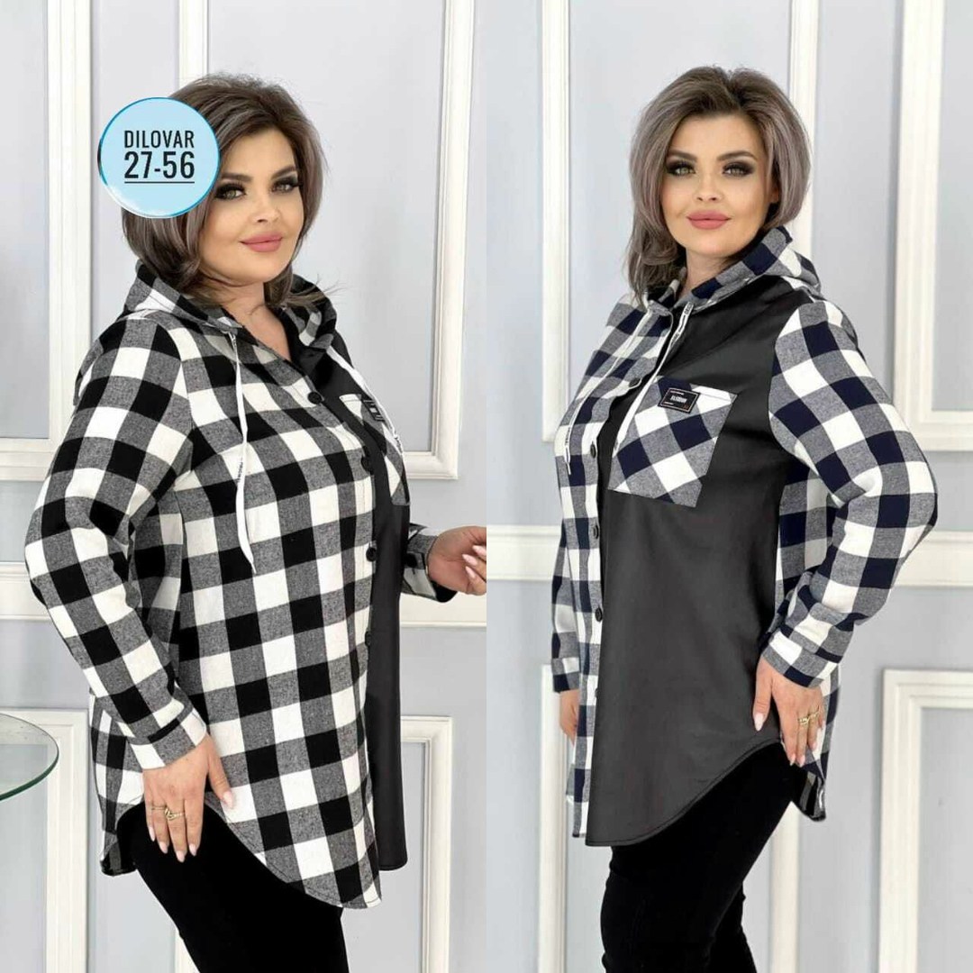 рубашка туника,рубашка теплая в клетку удлиненная,женские блузки и рубашки,рубашка теплая в клетку,блузка рубашка