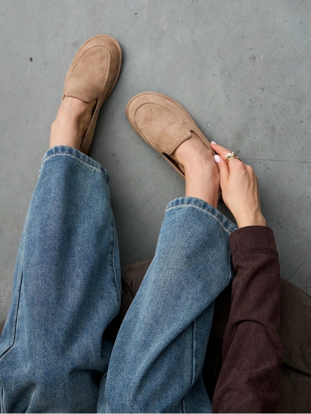 лоферы из натуральной замши saivuil,лоферы женские замшевые,лоферы замшевые,tendance лоферы замшевые,лоферы женские из натуральной замши