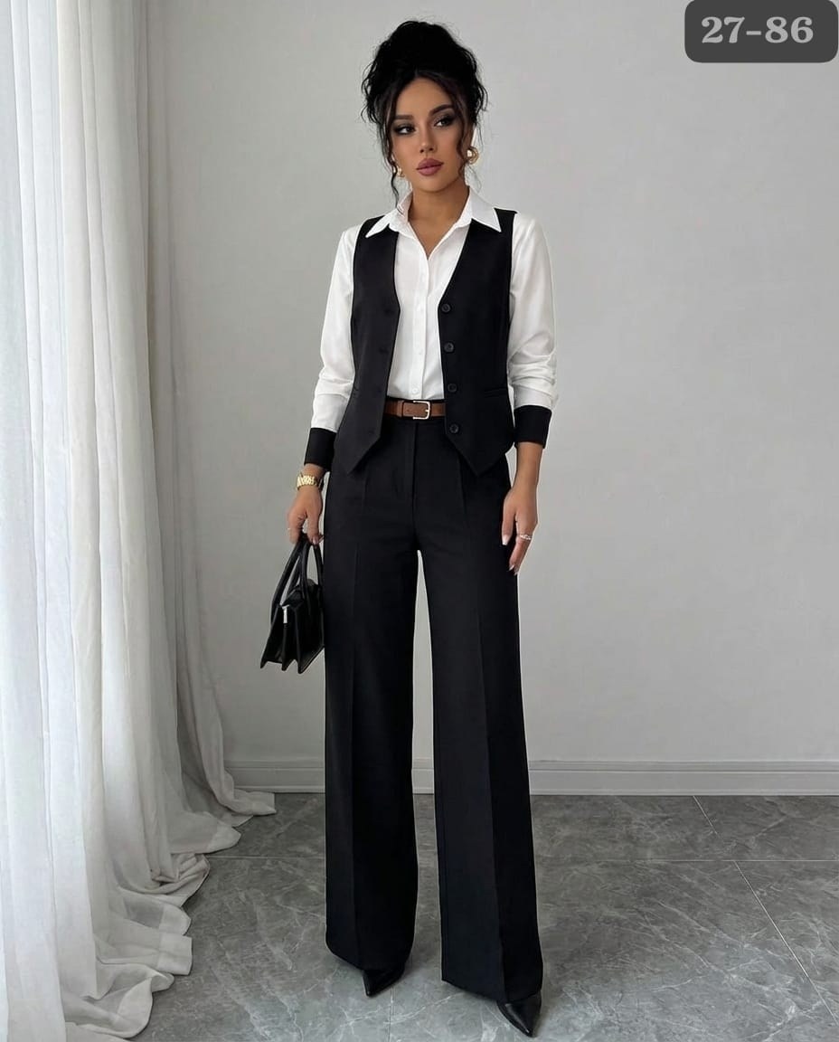 брючный костюм,брючный костюм на выпускной,брючный костюм с жилетом,костюм женский брючный,костюм женский