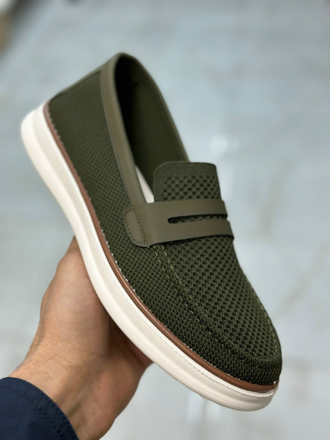 ,мокасин мужские, hender son ss-0783 navy мокасины из 100% нубука,мокасины с перфорацией,мужские слипоны