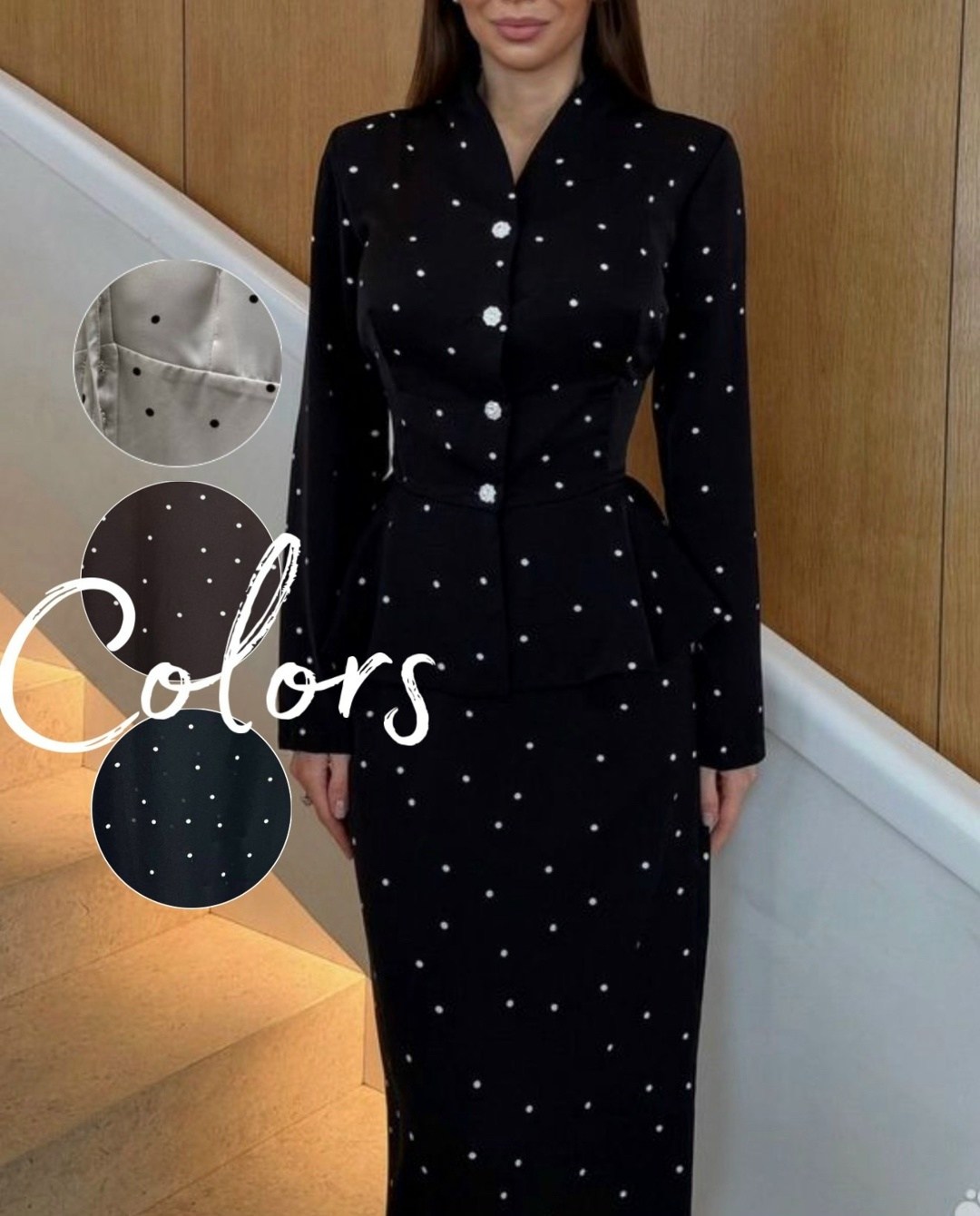 платье "горошика" черное,женское платье,платье,стильное платье,нарядное платье