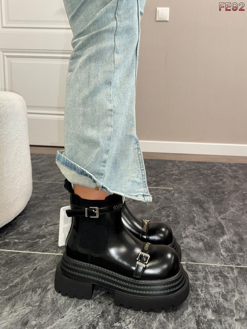 ботинки женские,ботинки челси,,демисезонные ботинки на платформе и массивной подошве 4walk 253661227, женская