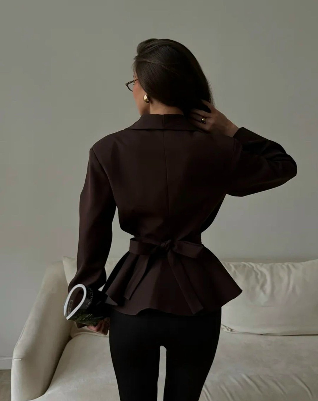 женский пиджак,пиджак оверсайз с завязками коричневый bmd style 312993028,пиджак оверсайз удлиненный с завязками приталенный школьный,пиджак с лентами завязками оверсайз удлинённый шоколадный,пиджак