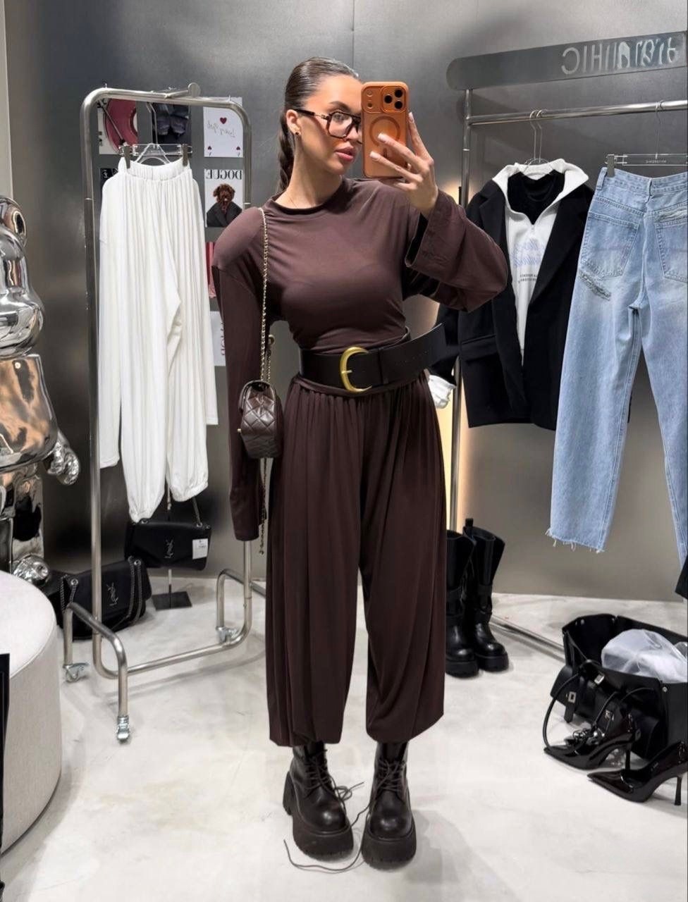 стильные костюмы,трикотажные костюмы,костюм женский,широкие брюки