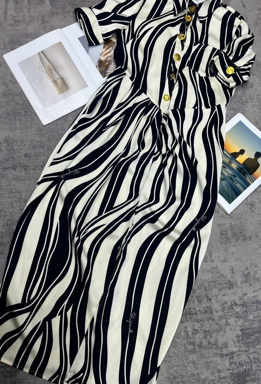 платье рубашка макси в полоску,летнее платье рубашка длинное lookcoco,платье,платье женской,платье с принтом зебра