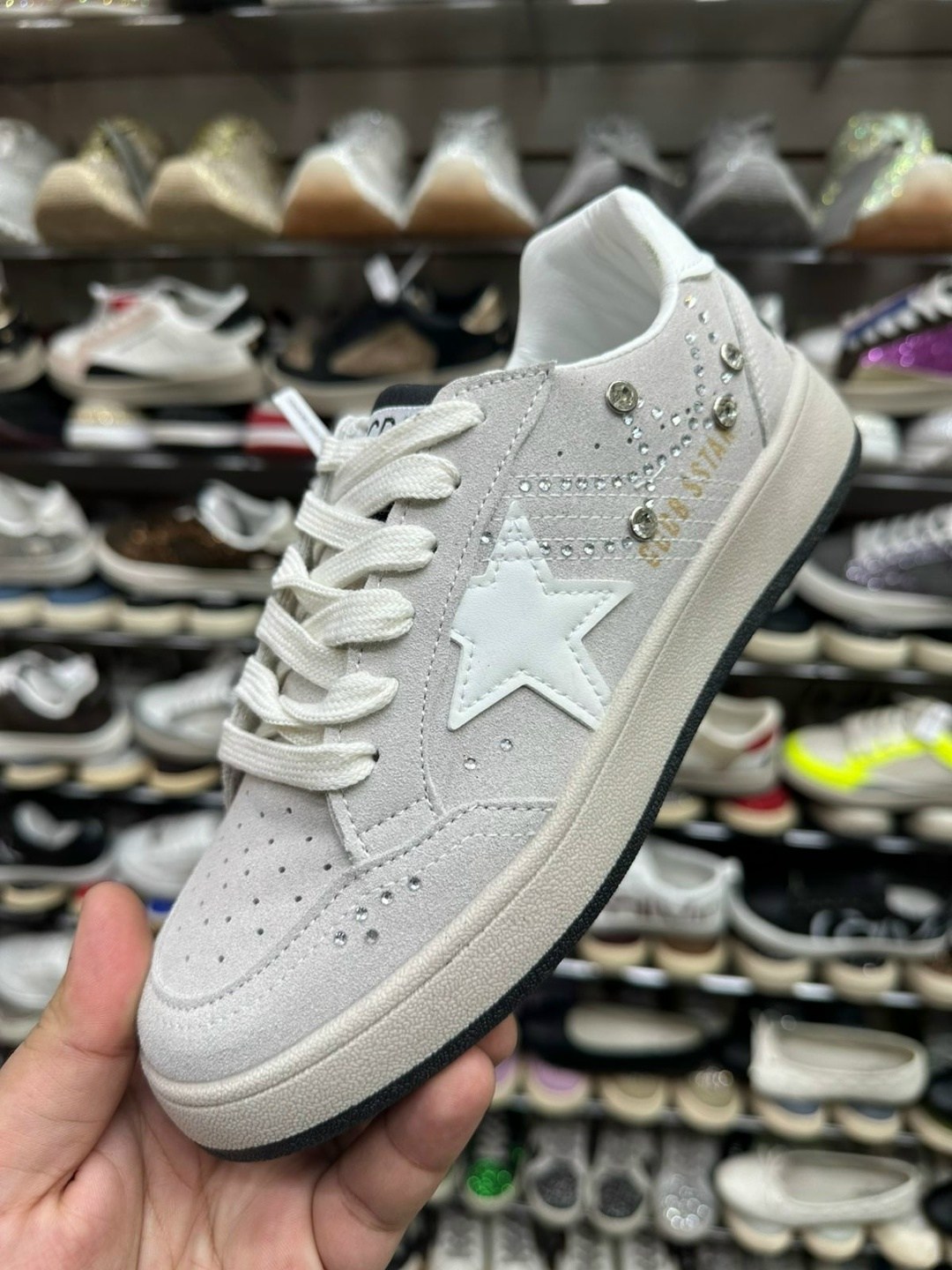 кеды женские golden goose,,golden goose кроссовки,женские кожаные кроссовки golden goose super-star premium - white / silver,кеды golden goose