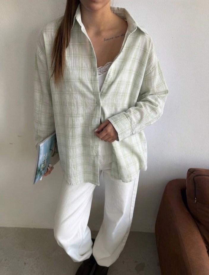 рубашка оверсайз в клетку,рубашка женская в клетку оверсайз,рубашка теплая оверсайз в клетку,хлопковая рубашка в клетку cosmo brand,рубашка оверсайз в клетку betrendy wear