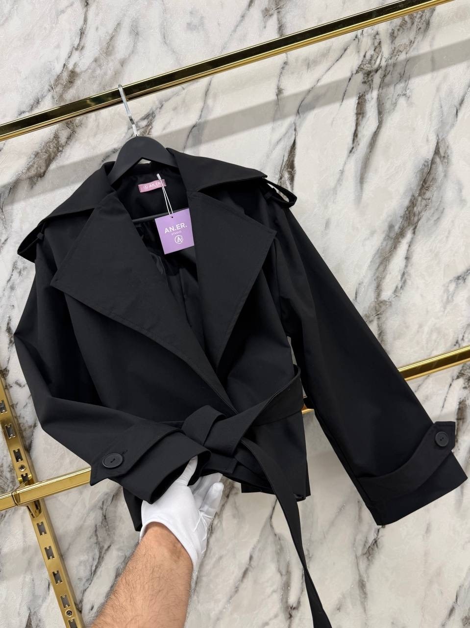 черный тренч,тренч плащ,тренч с поясом,пальто тренч,женские плащи