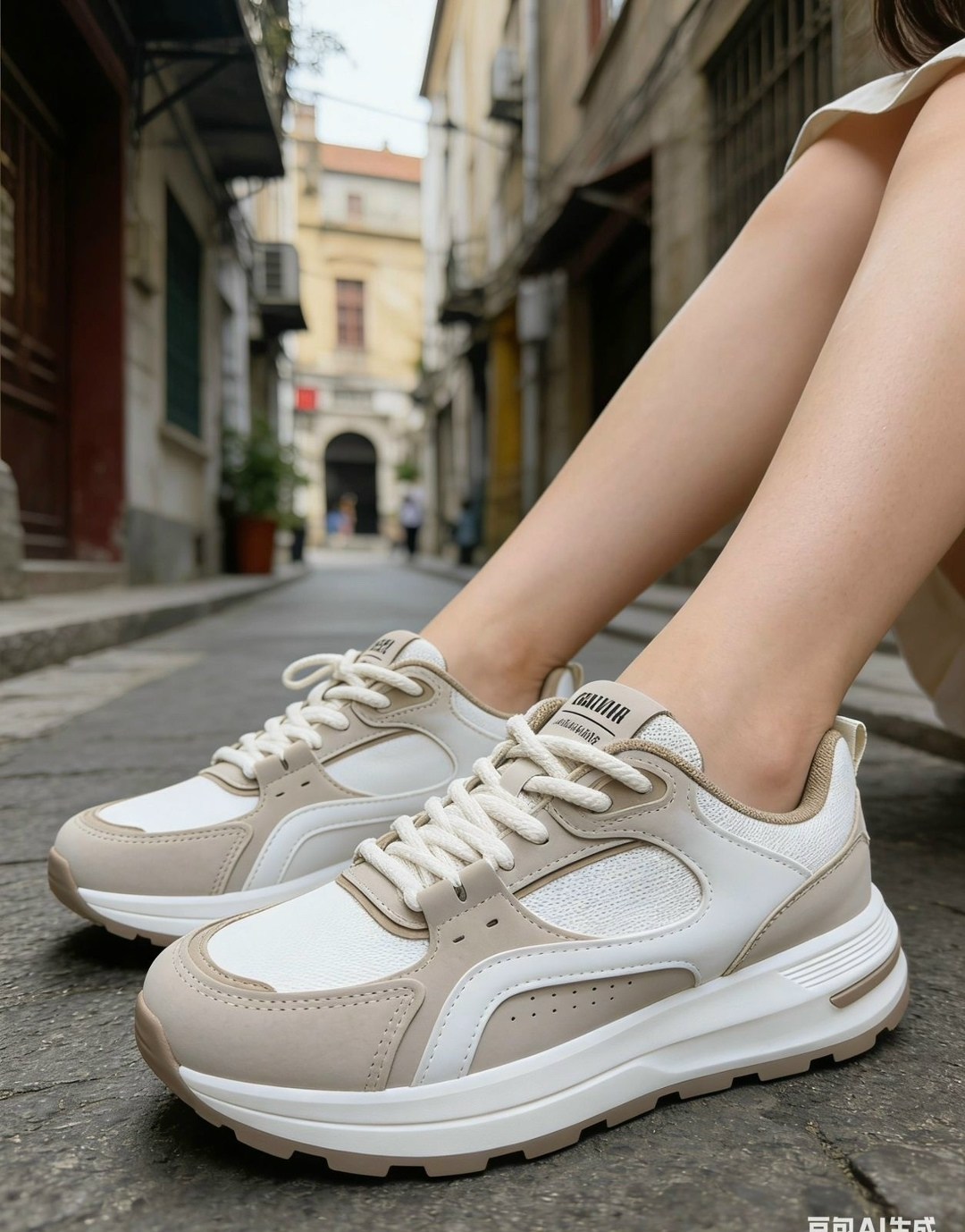 кроссовки женскиe,кроссовки,бежевые кроссовки,повседневные кроссовки,модные кроссовки