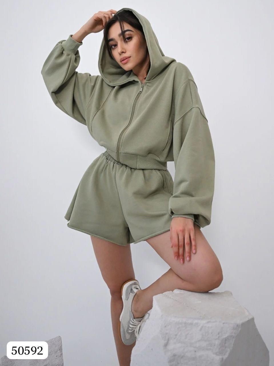 костюм с шортами трикотажный,костюм шорты и толстовка,костюм свитшот с шортами,костюм из футера женский,костюм трикотажный