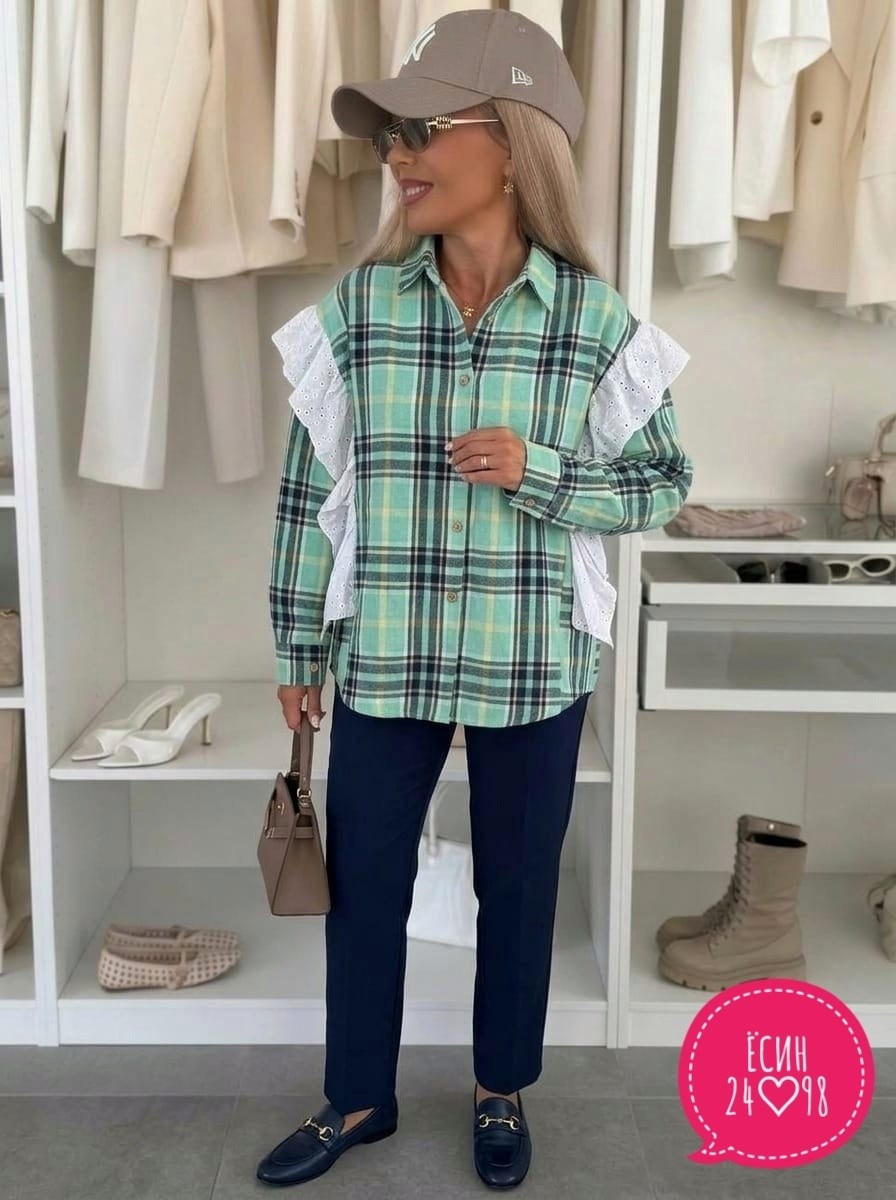 женская рубашка в клетку,женская рубашка,рубашка женская в клетку оверсайз,рубашка стильная,рубашка