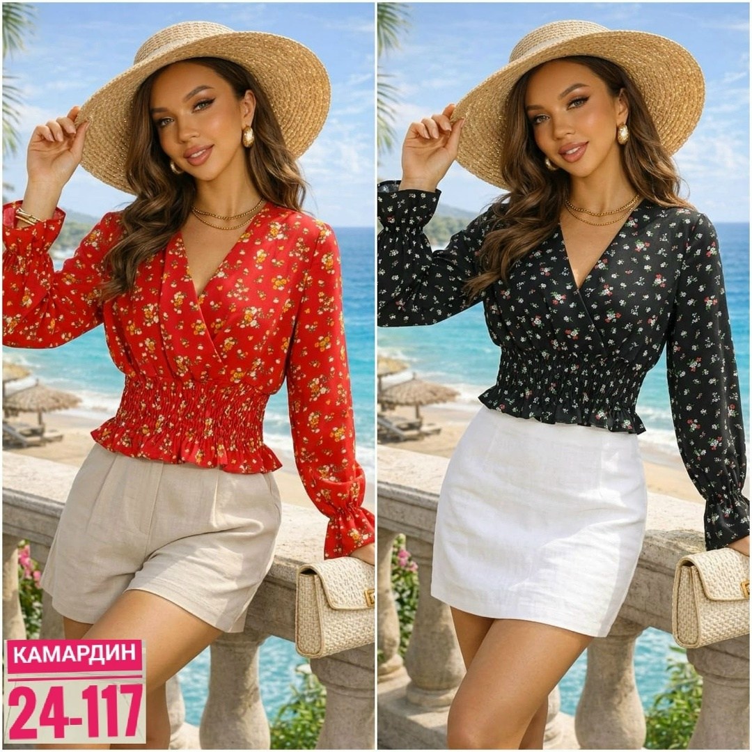 блузка женская,повседневная блуза,блуза,блуза с цветочным принтом,женская блуза