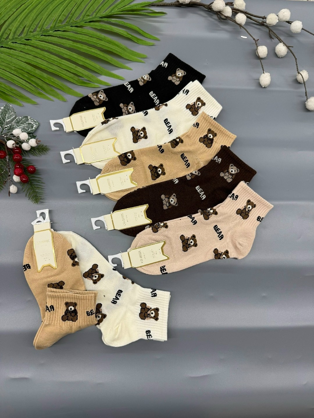 носки женские 10 пар,носки женские,комплект носки женские,носки короткие,носки женские 10 пар разного цвета