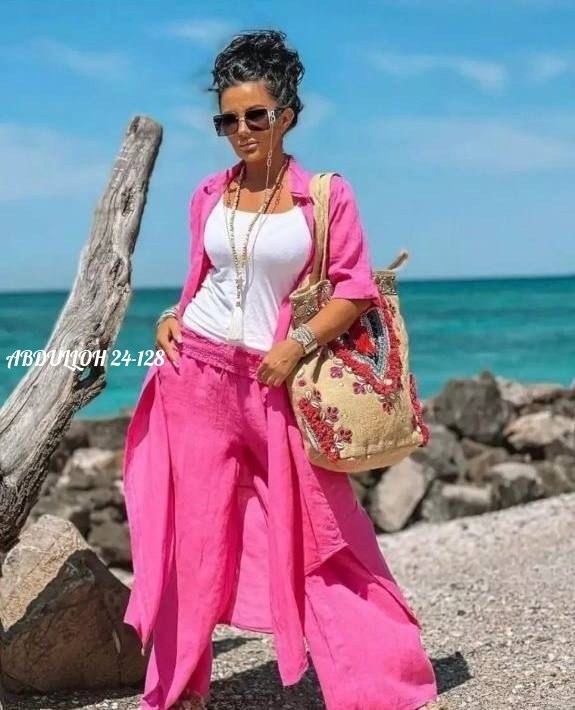 костюм женский,летние костюмы,стильные костюмы,летние костюмы женские жатка,бирюзовый костюм