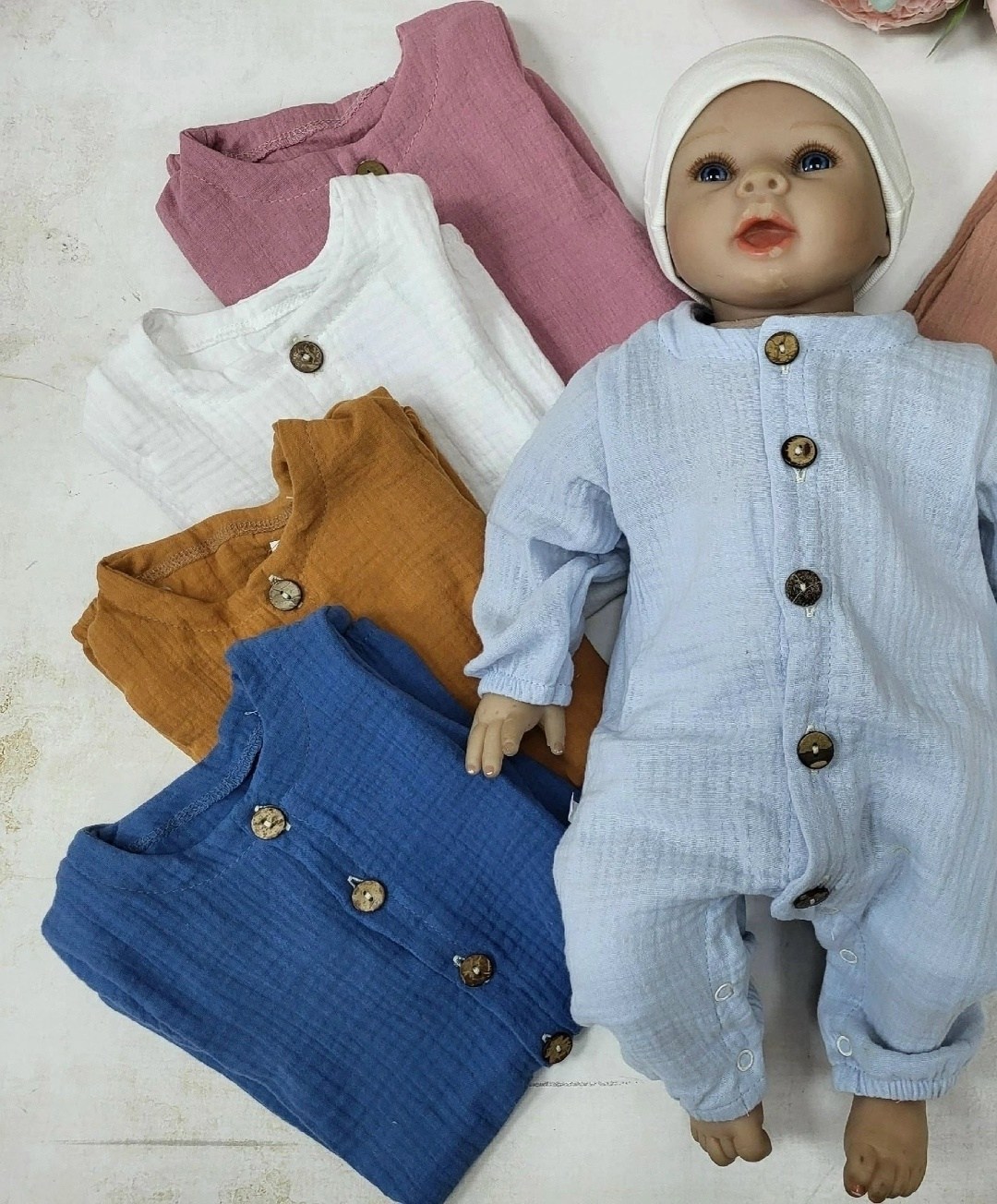 комбинезон муслиновый,детские комбинезоны,комбинезон детский,комбинезон из муслина,комбинезон нательные для малышей