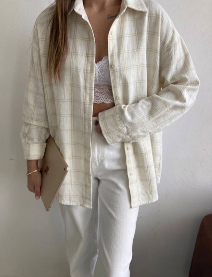 рубашка оверсайз в клетку,рубашка женская в клетку оверсайз,рубашка теплая оверсайз в клетку,хлопковая рубашка в клетку cosmo brand,рубашка оверсайз в клетку betrendy wear